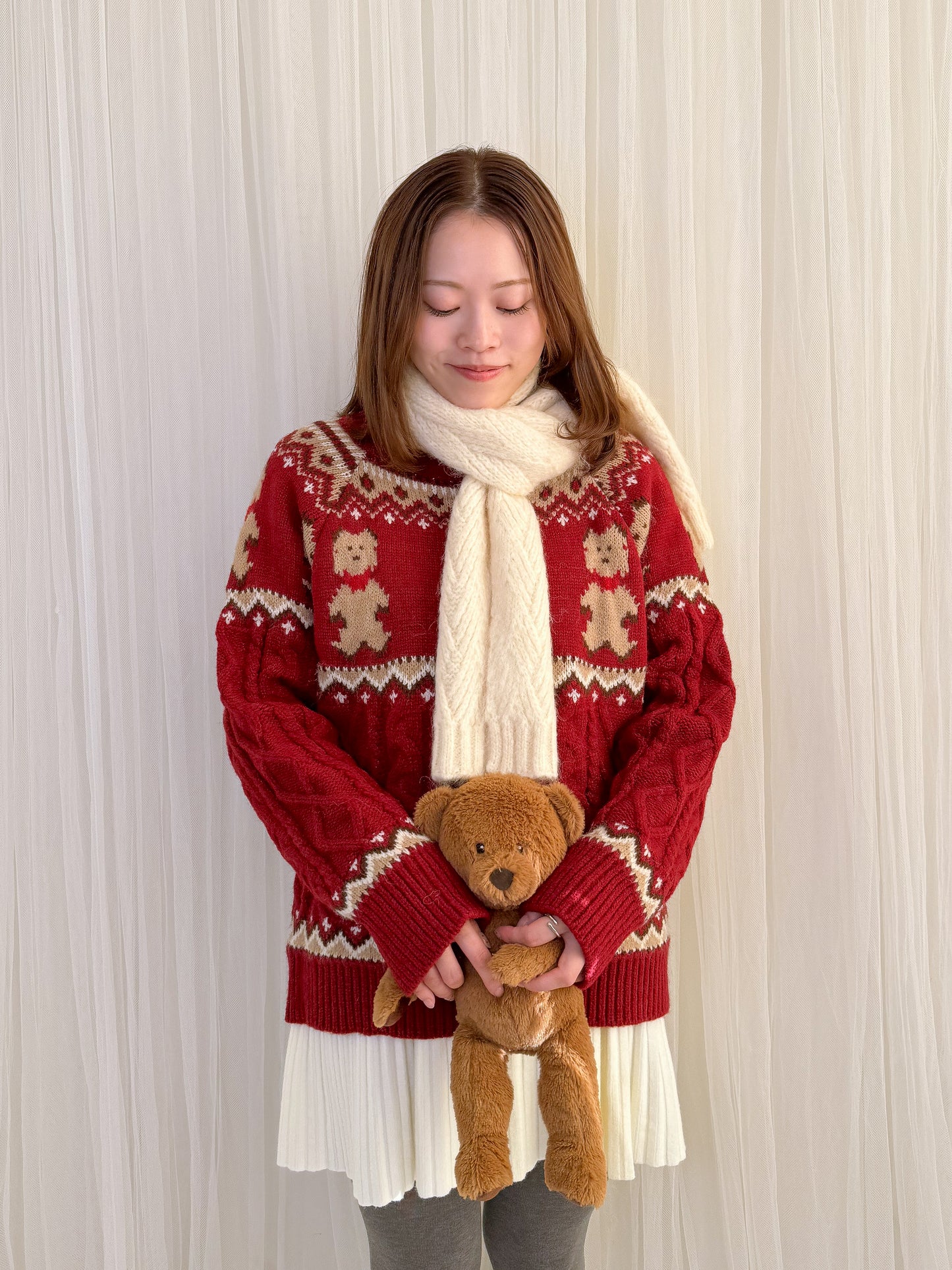 【Official限定】アニマルジャガードニット