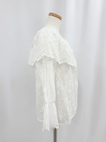 【Official限定価格】2wayキャンブリックブラウス