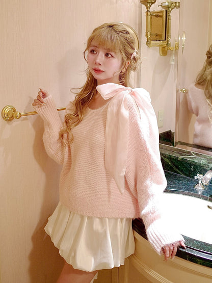 リボンドルマンニット