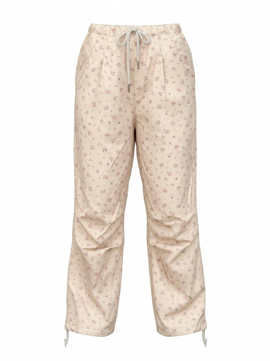 【Official限定価格】小花柄ナイロンパンツ