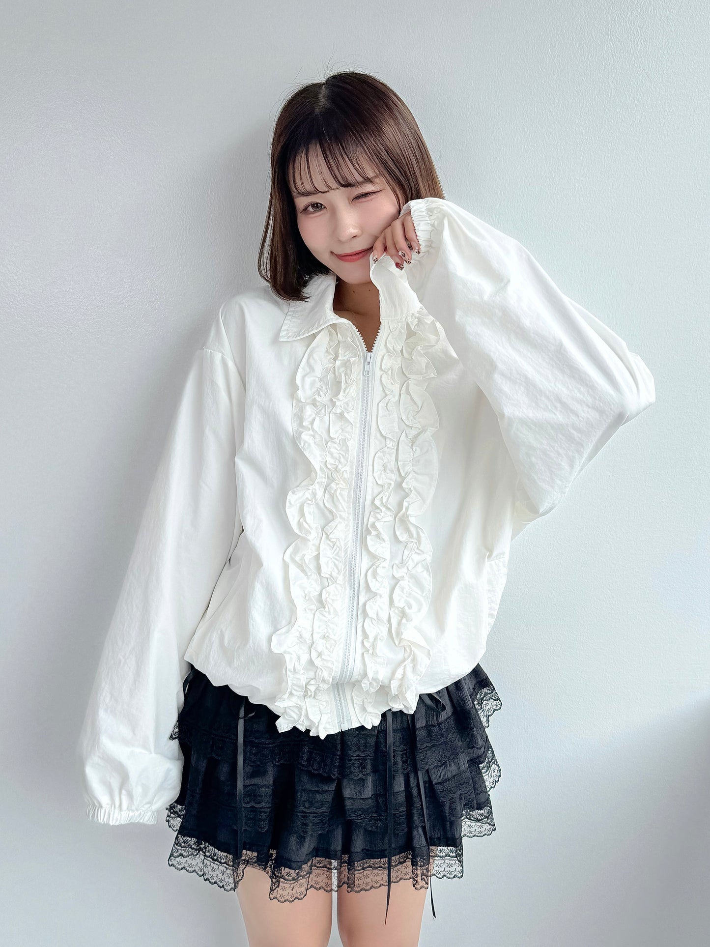 【Official限定価格】フリルブルゾン