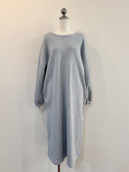 【Official限定価格】裏起毛スエットロングワンピース