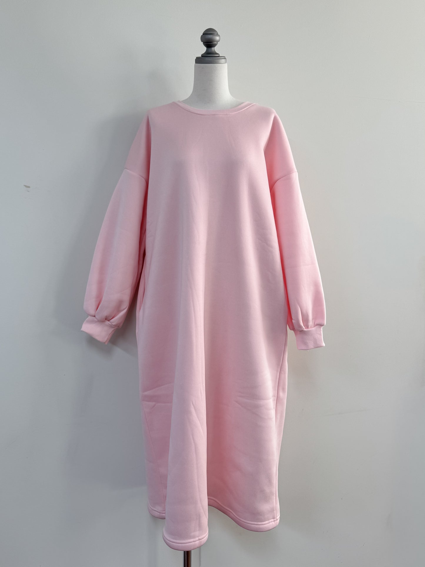 【Official限定価格】裏起毛スエットロングワンピース