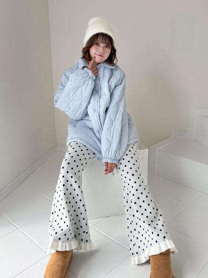 裏地ボア中綿ジャケット