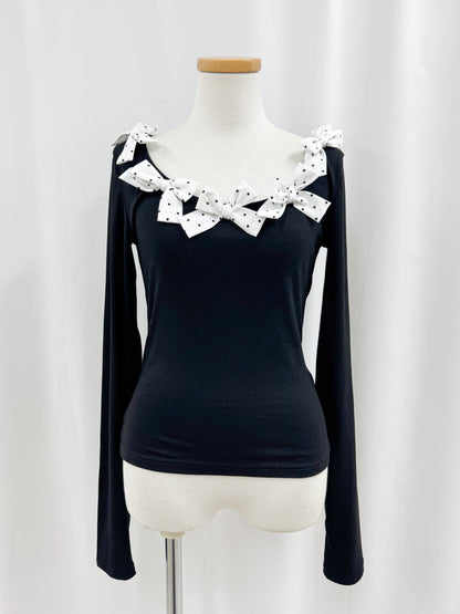 ドットリボンロンT