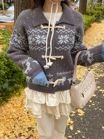 【Official限定】ノルディックジャガードカーディガン