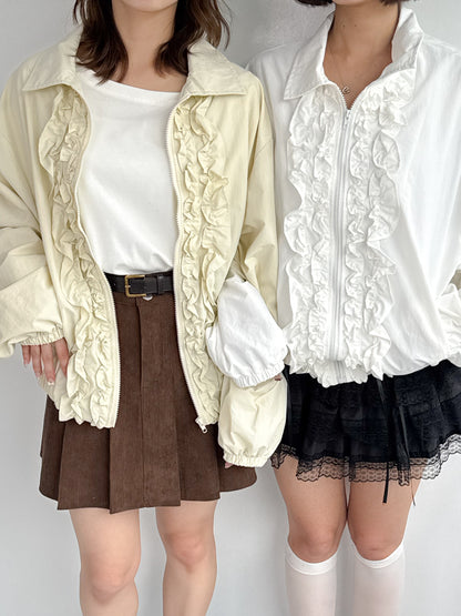 【Official限定価格】フリルブルゾン
