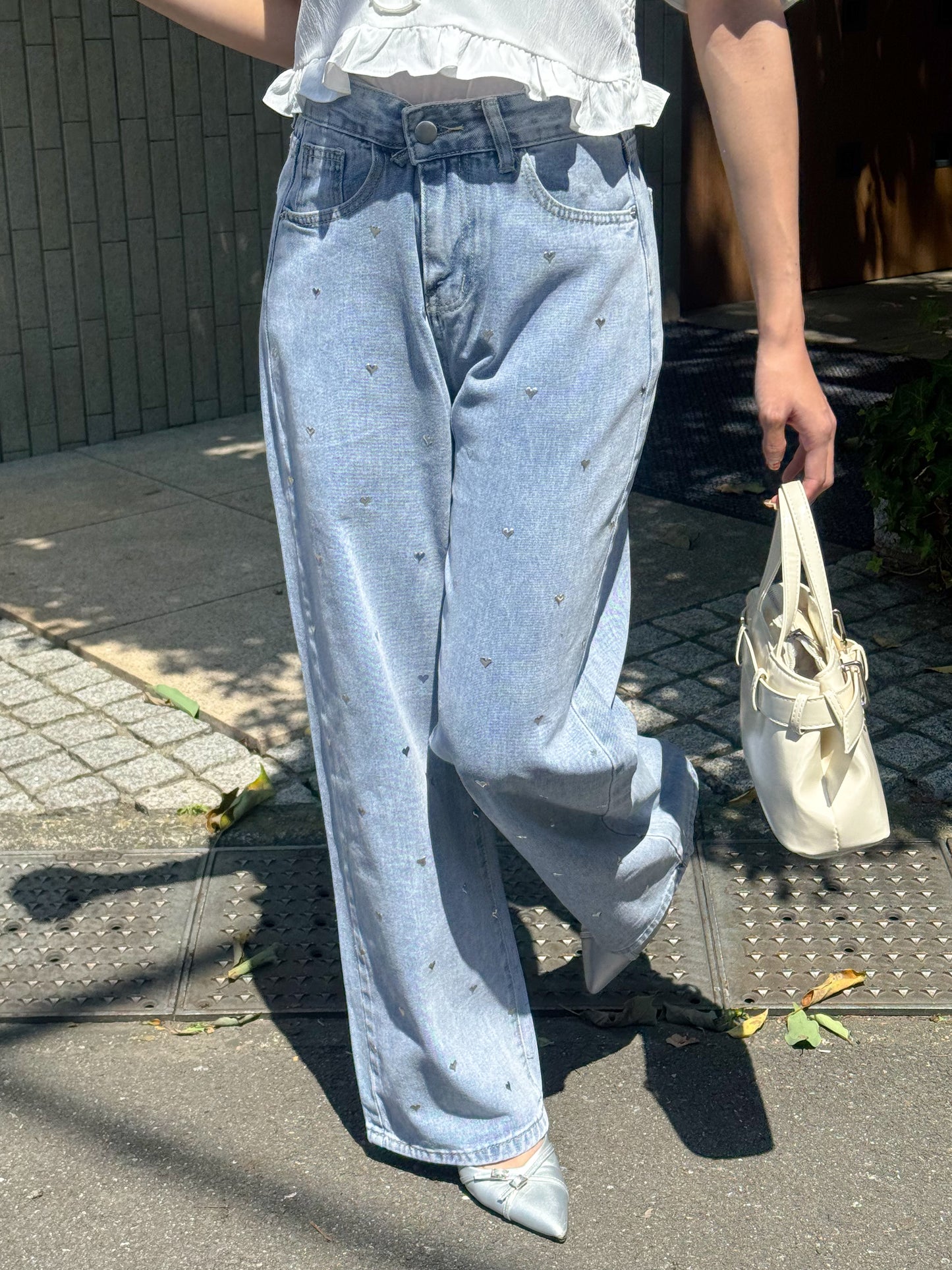 ハートデニムパンツ