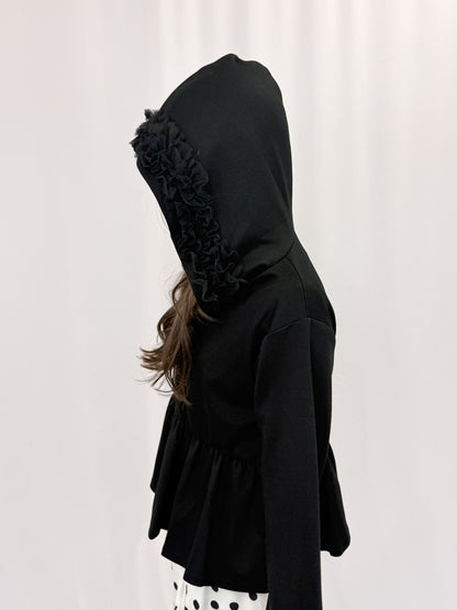 【Official限定価格】ペプラムスエットパーカー