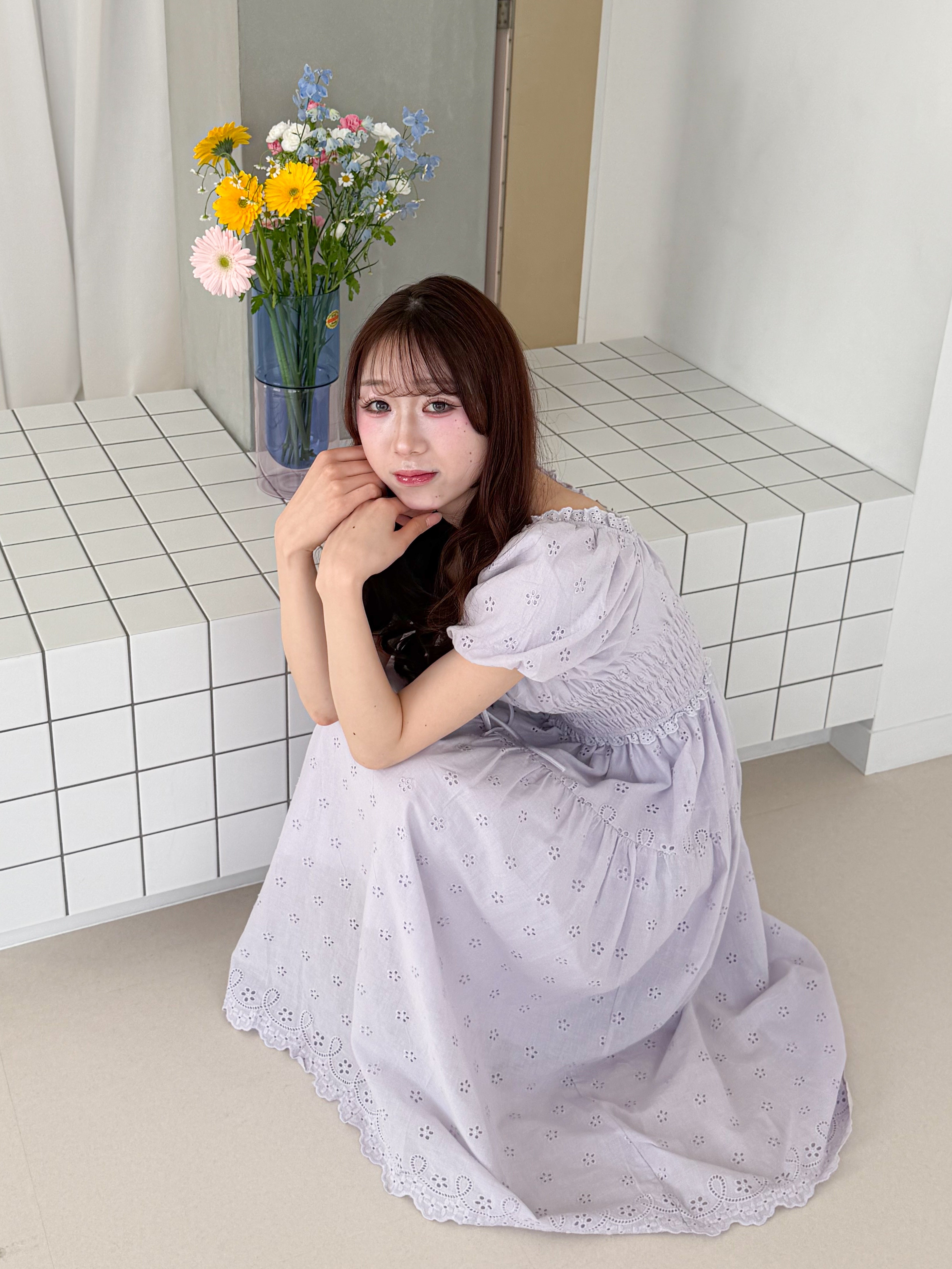 Official限定】キャンブリックコットンロングワンピース – frunco