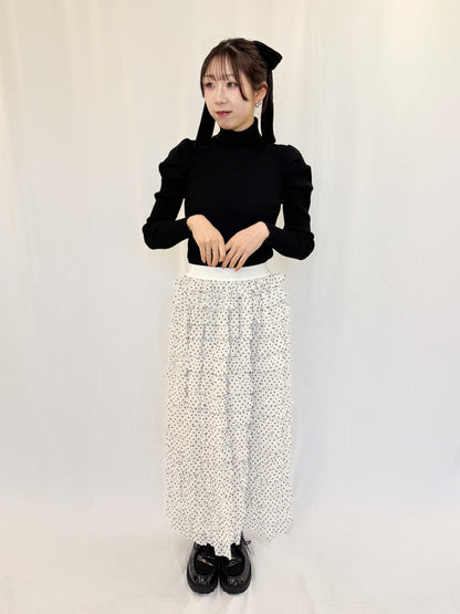 【Official限定】ドットティアードスカート