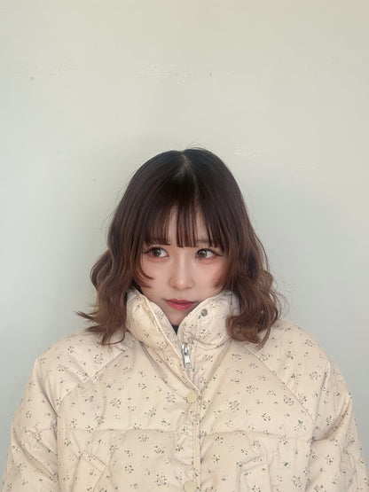 小花柄ブルゾン