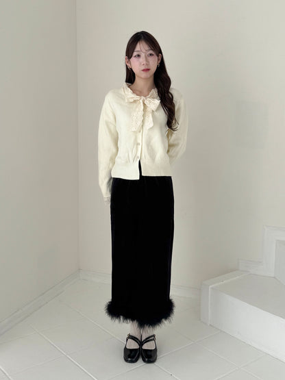 【Official限定】ファーベロアミモレスカート