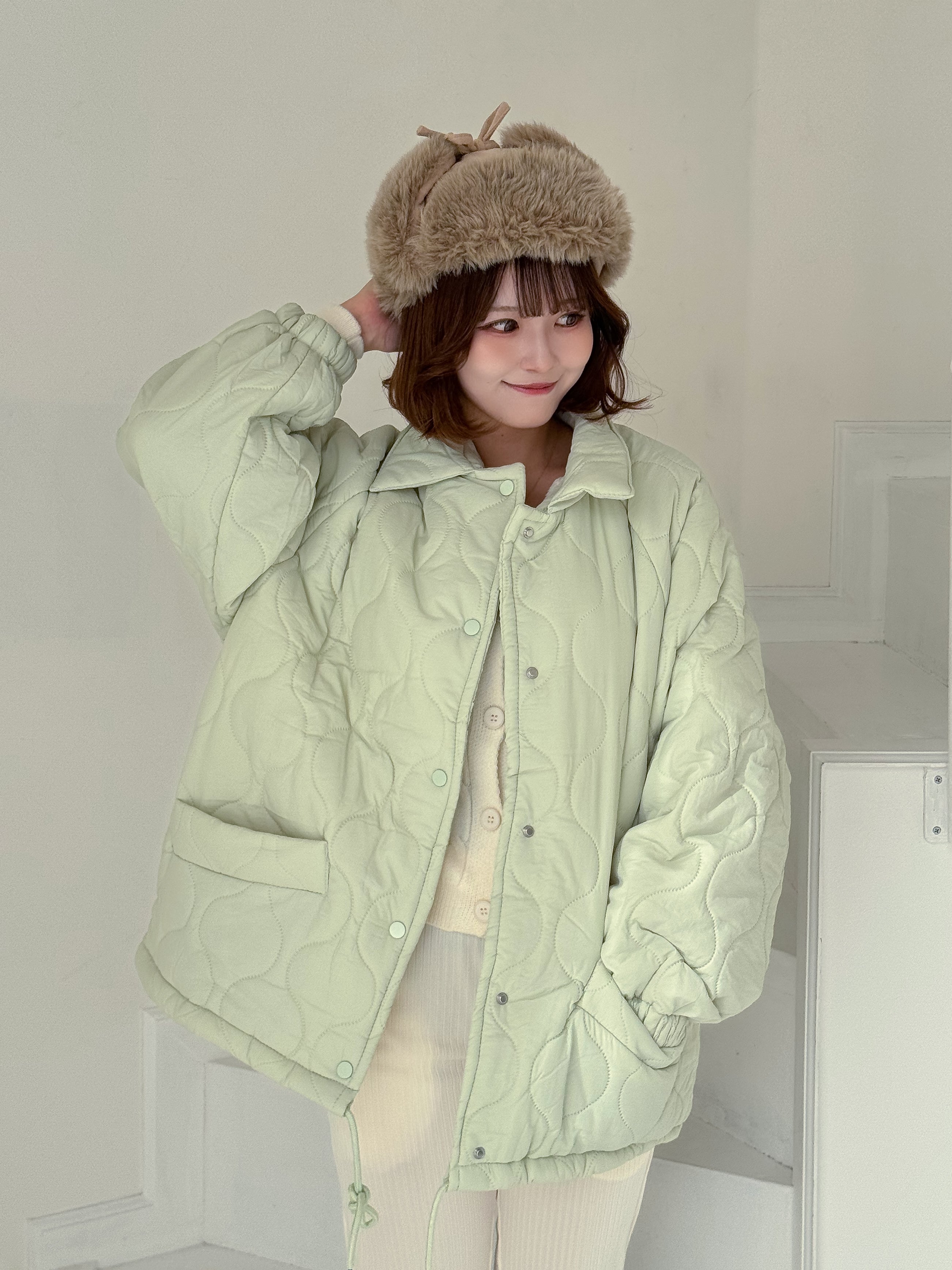 裏地ボア中綿ジャケット – frunco