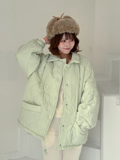 裏地ボア中綿ジャケット