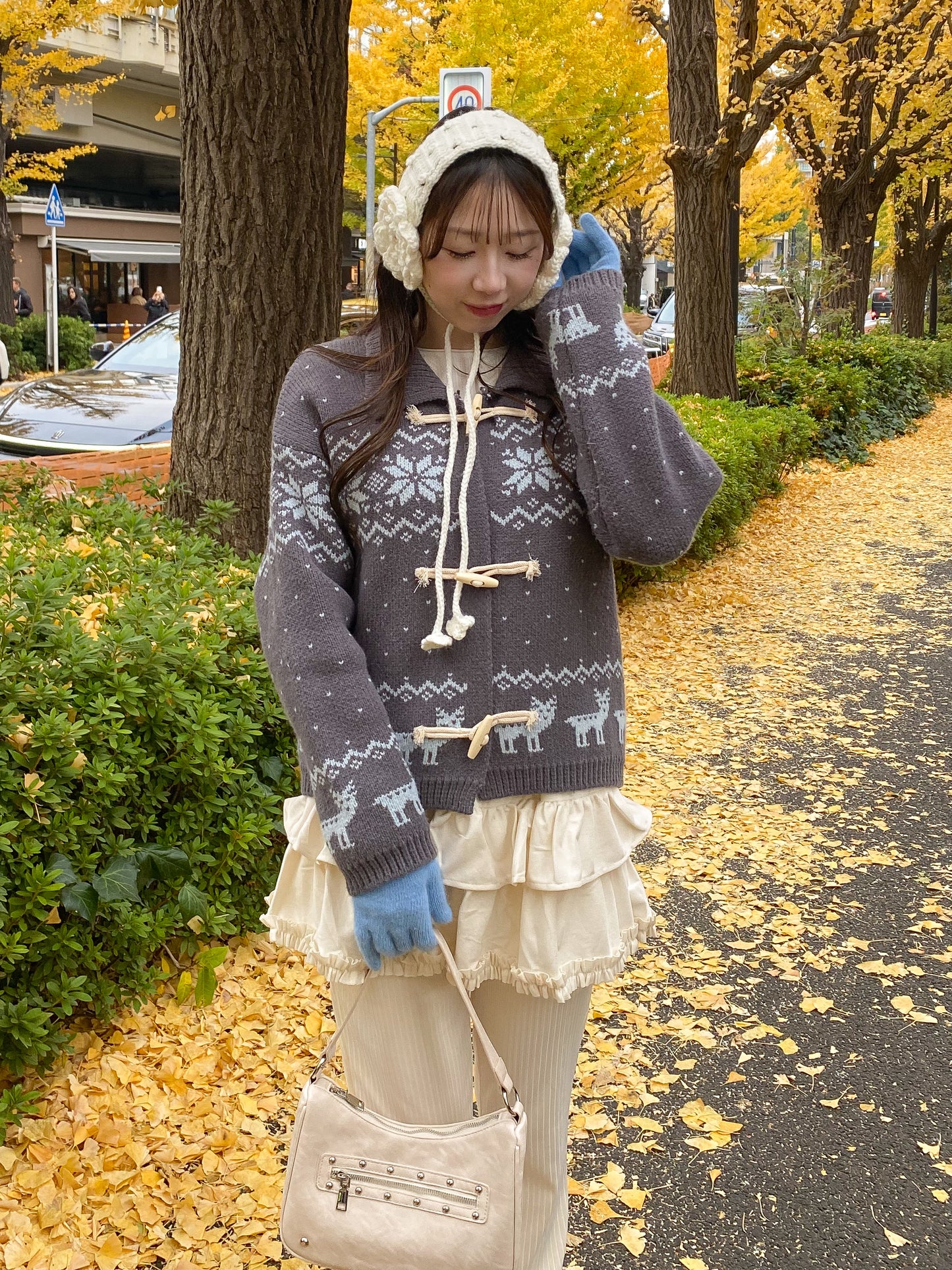 【Official限定】ノルディックジャガードカーディガン