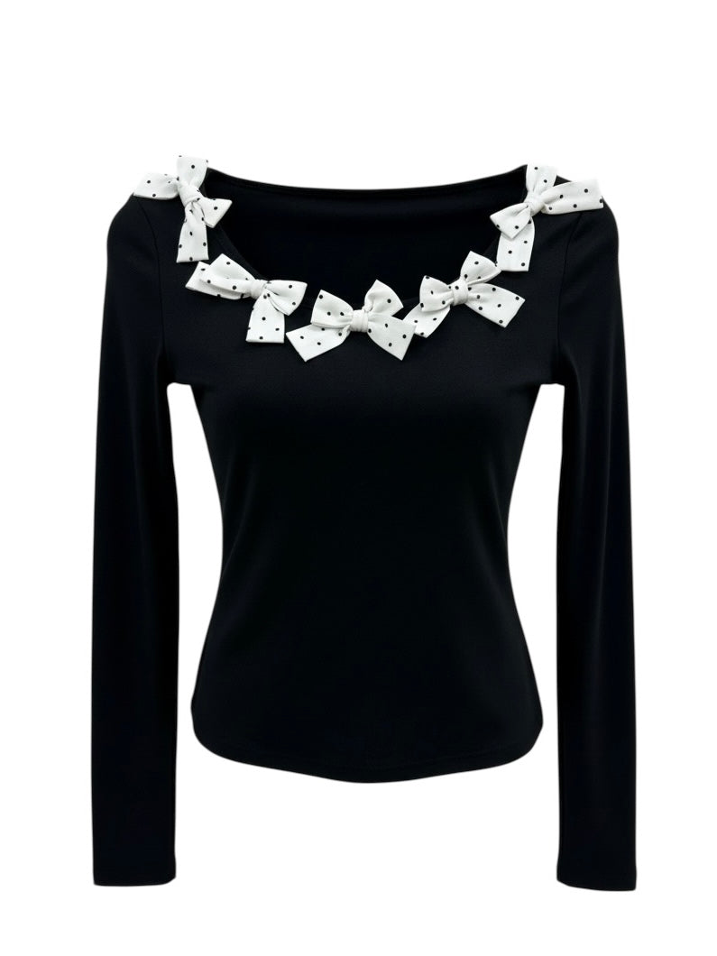 ドットリボンロンT