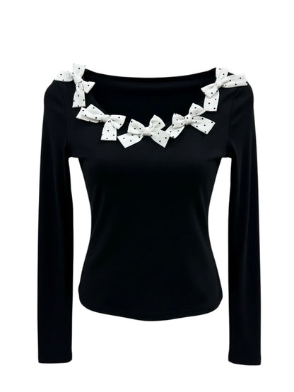 ドットリボンロンT