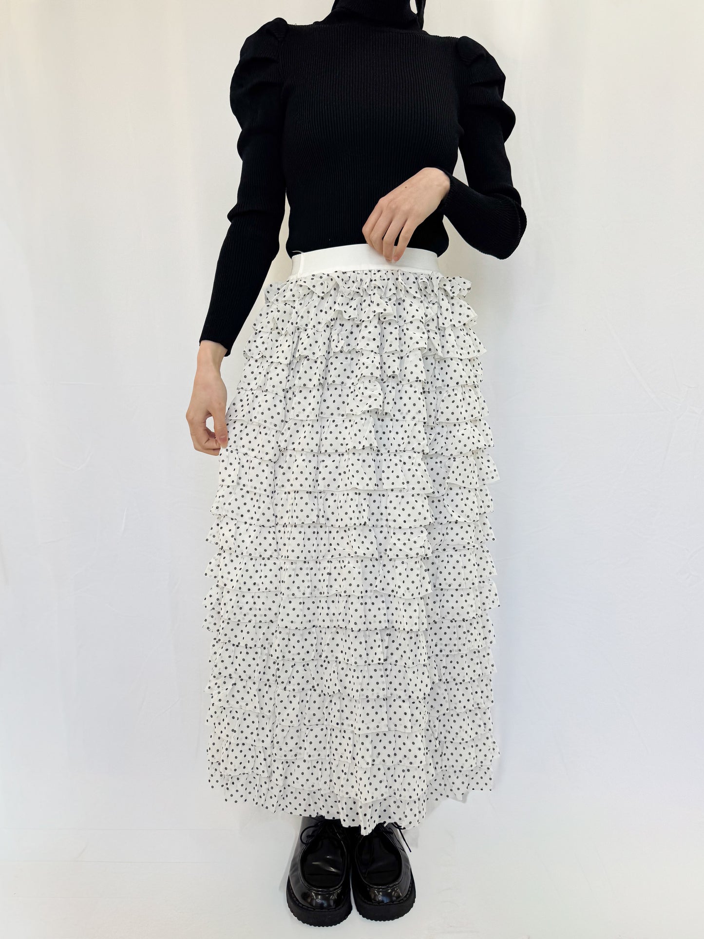 【Official限定】ドットティアードスカート