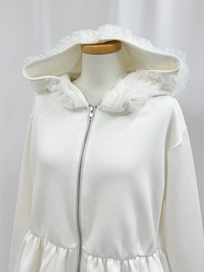 【Official限定価格】ペプラムスエットパーカー