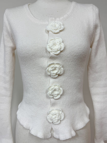 【Official限定価格】フラワーヘムトップス