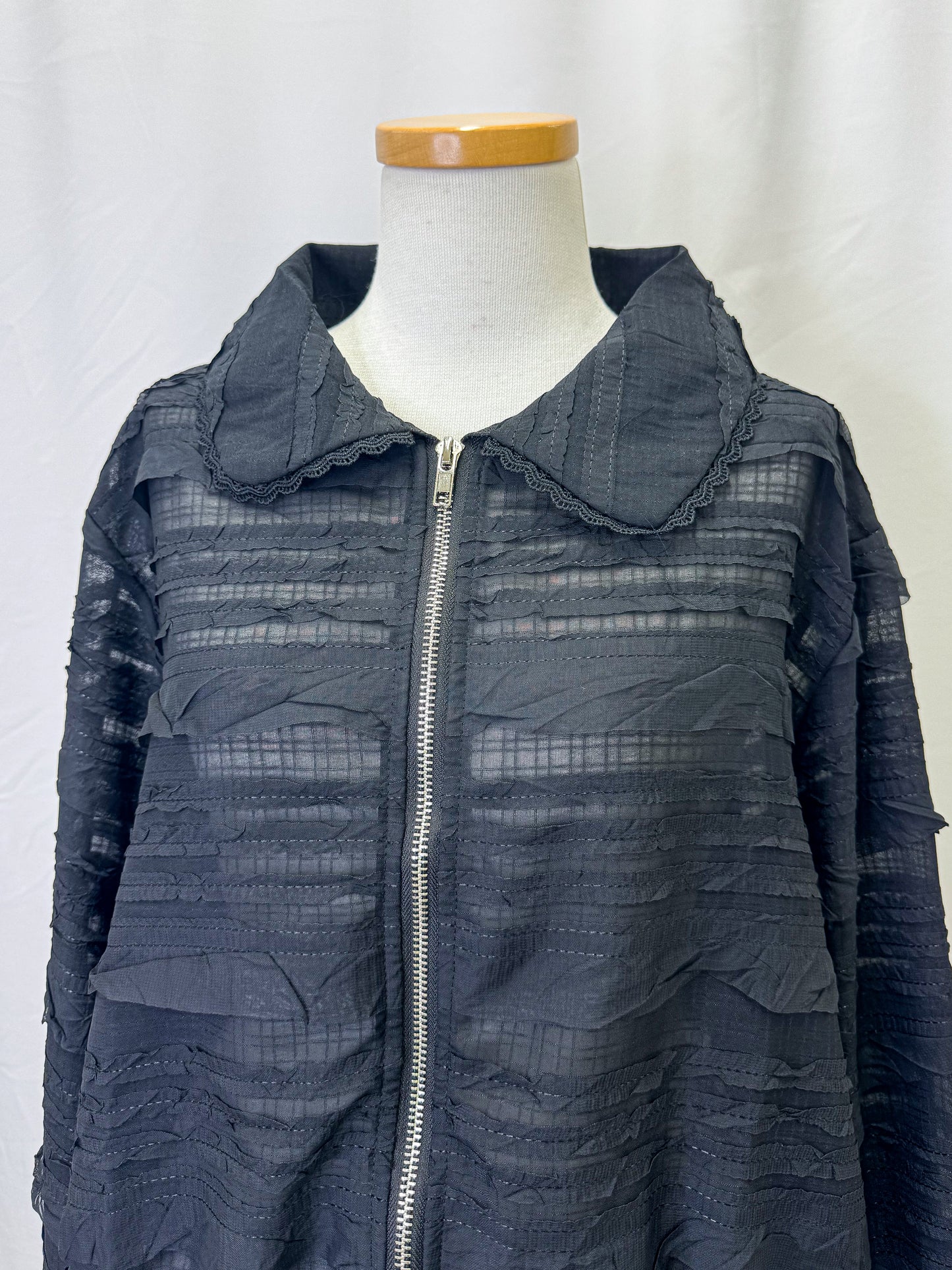 【Official限定価格】襟付きレースブルゾン