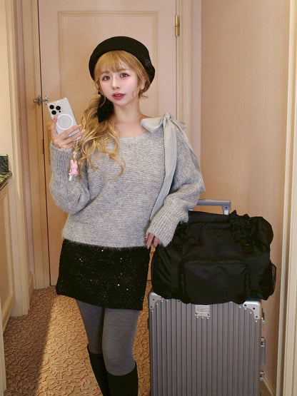 スパンコールミニスカート