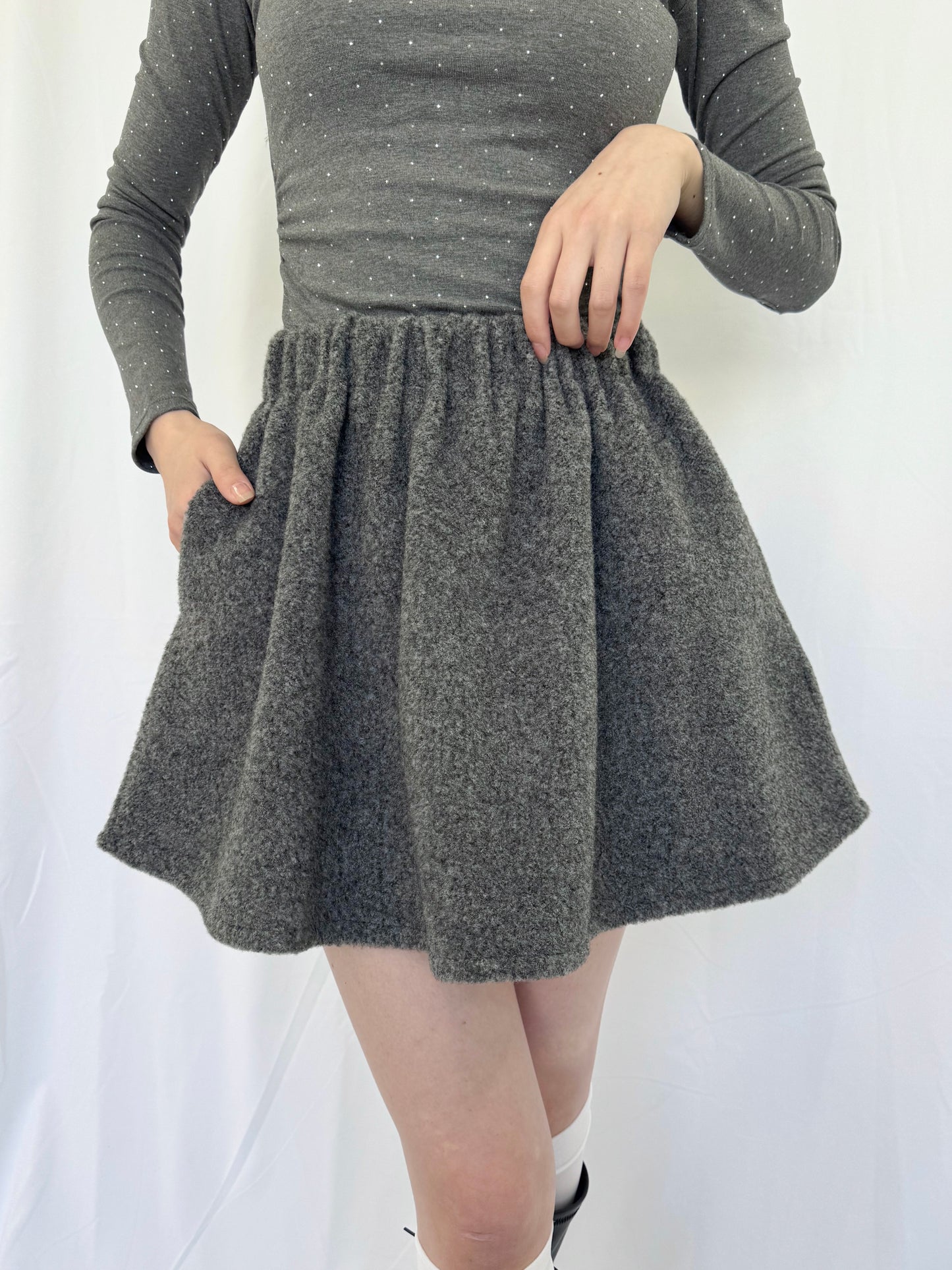 【Official限定価格】フリースフレアスカート