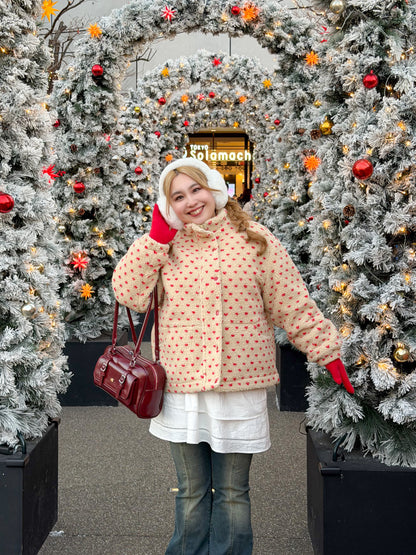 ハートドットボアブルゾン