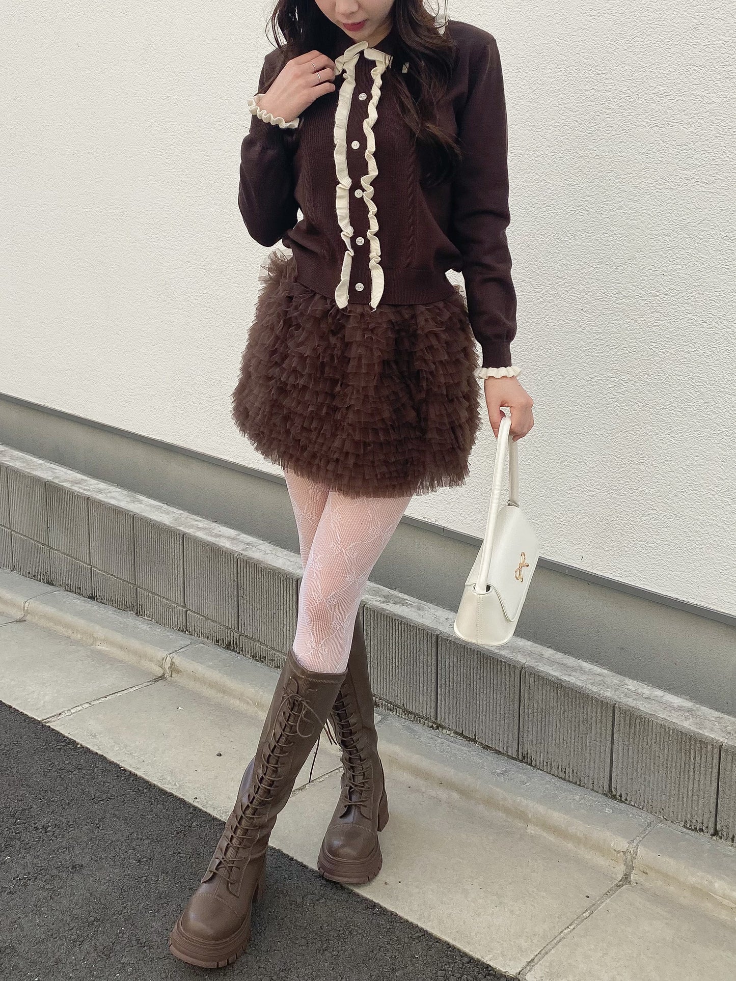 【Official限定価格】チュールミニスカート