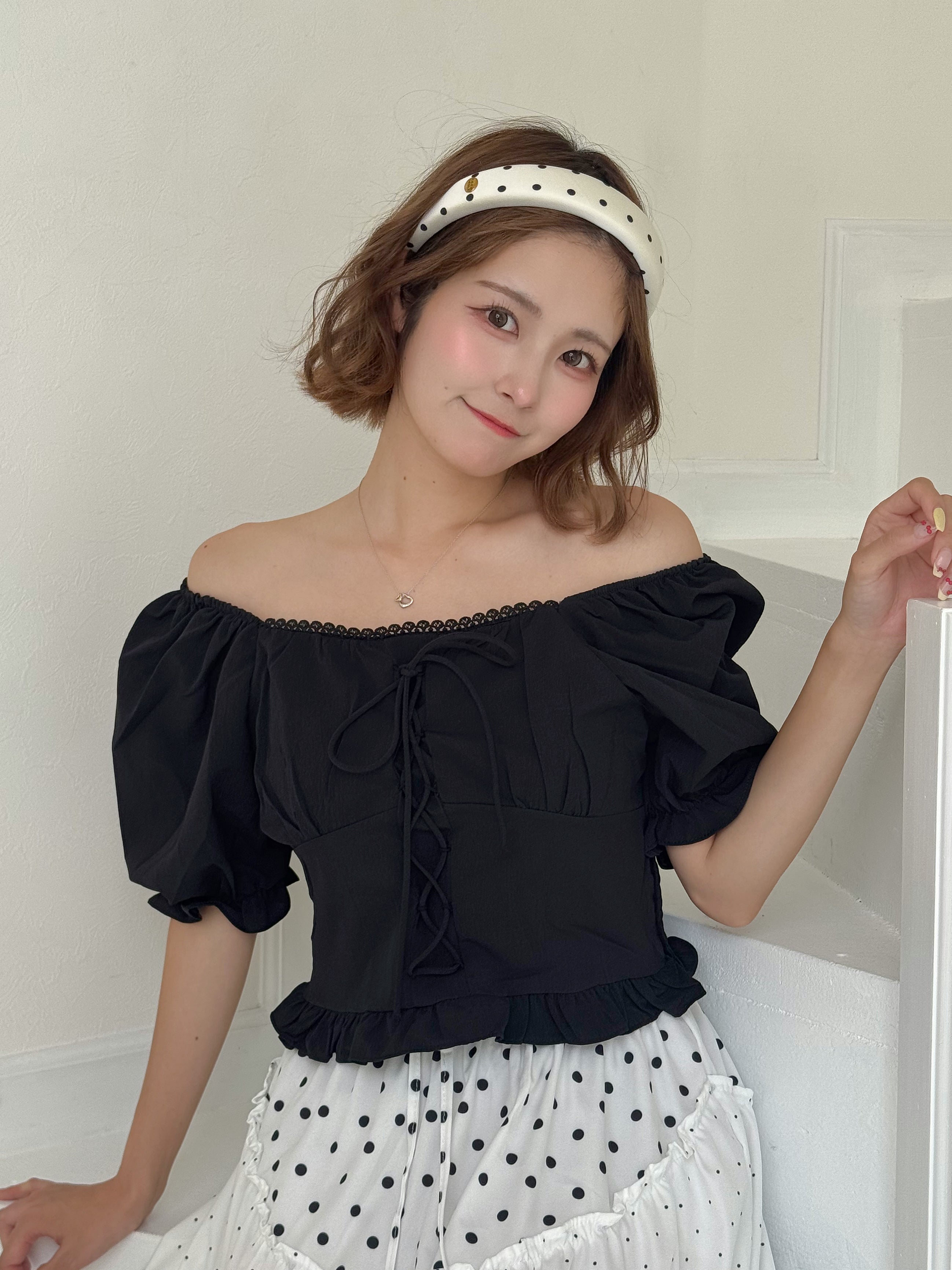 TODAYFUL - ariesmirage バックレースアップブラウス レースアップブラウス – frunco