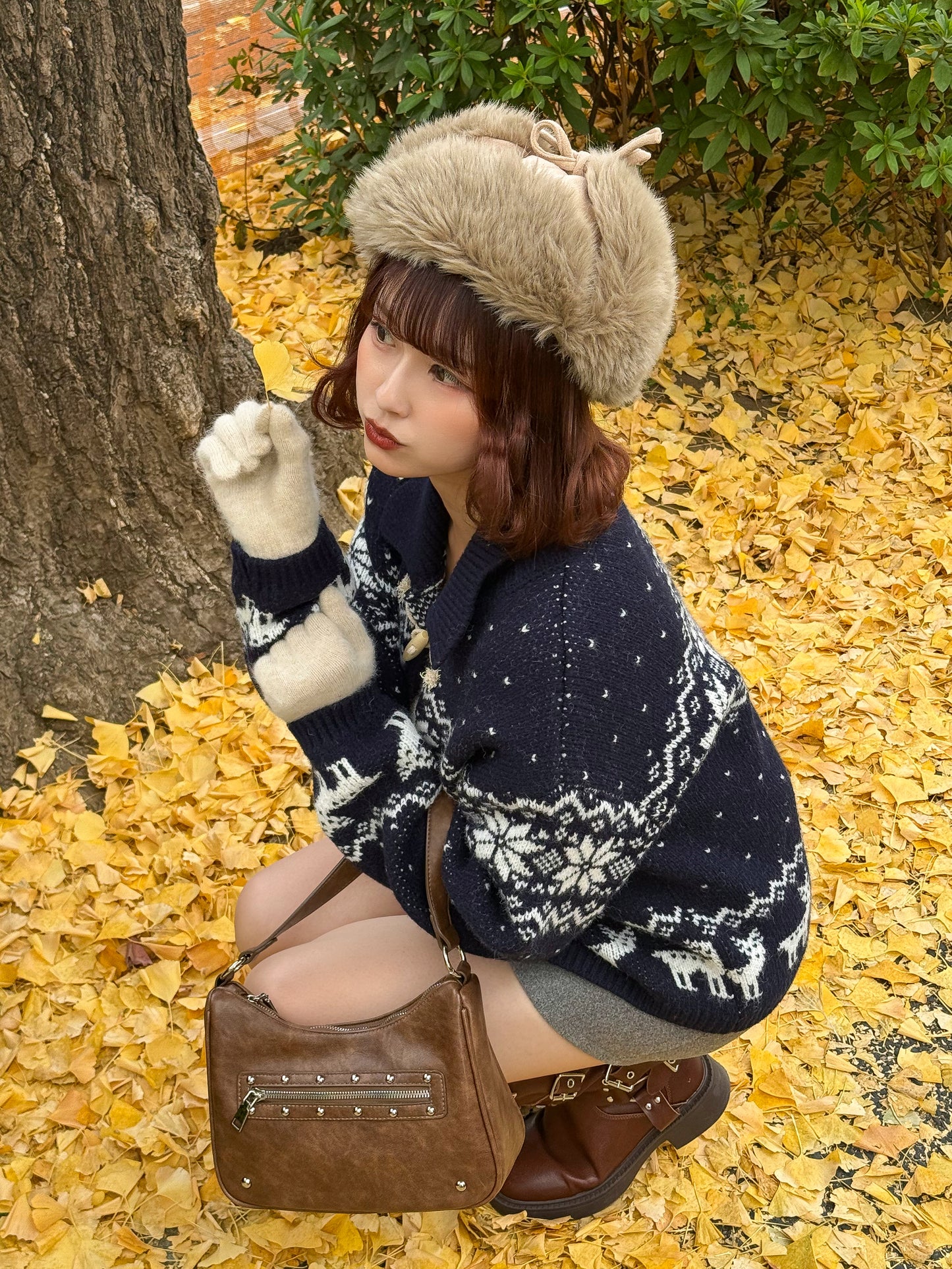 【Official限定】ノルディックジャガードカーディガン