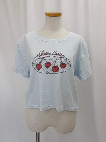 チェリークロップドTシャツ