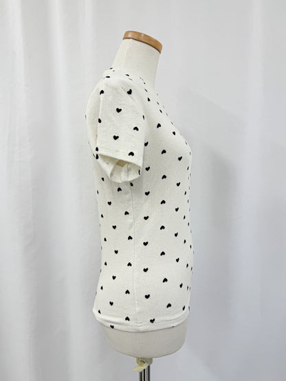 ハートフロッキーTシャツ