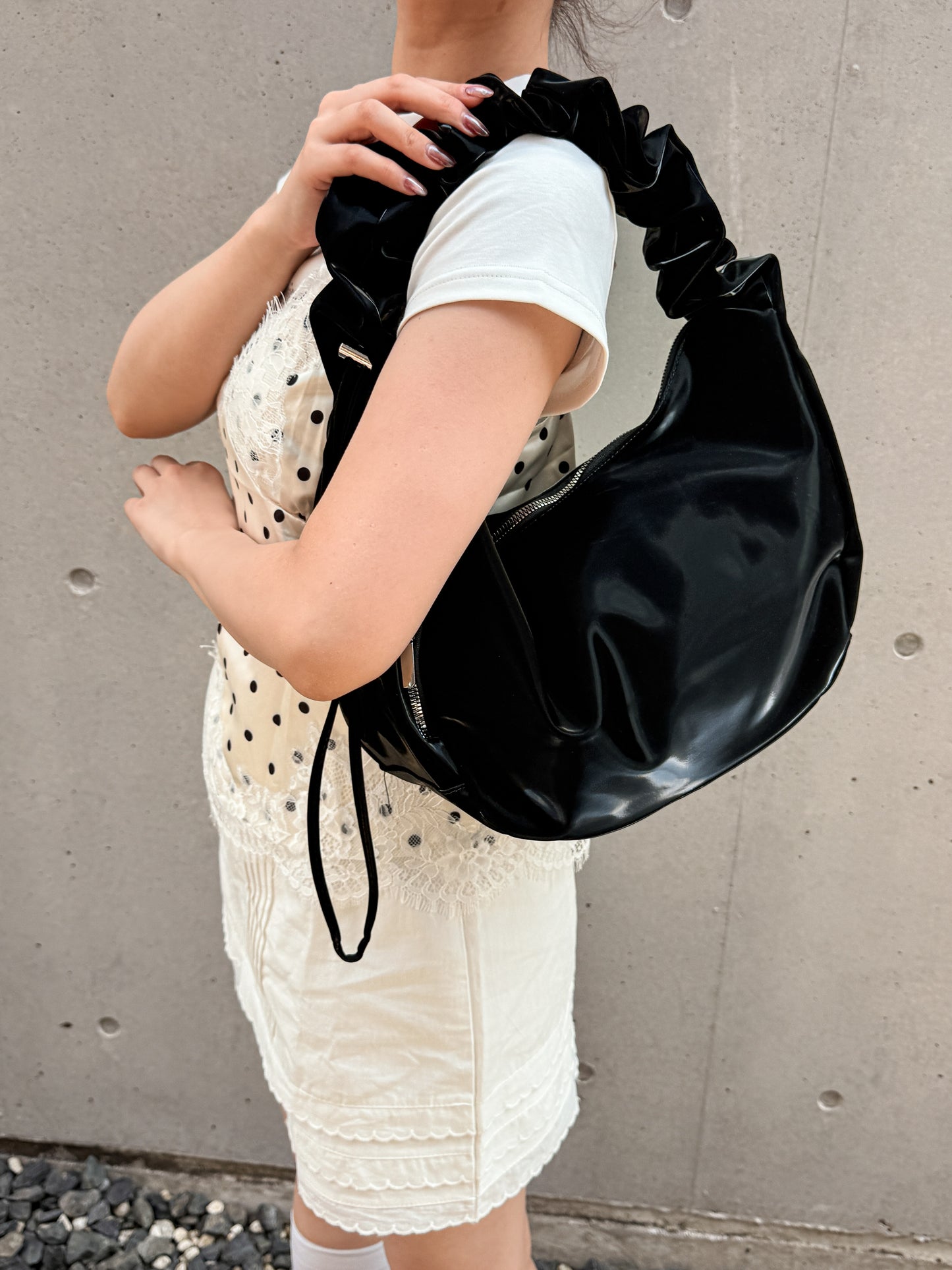 【Official限定価格】ギャザーショルダーBAG