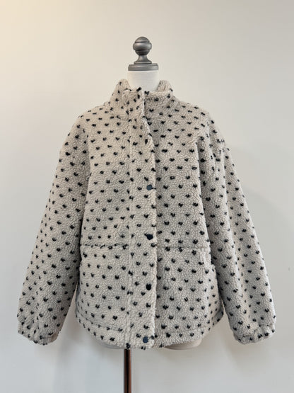 ハートドットボアブルゾン