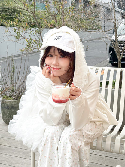 【Official限定価格】ペプラムスエットパーカー