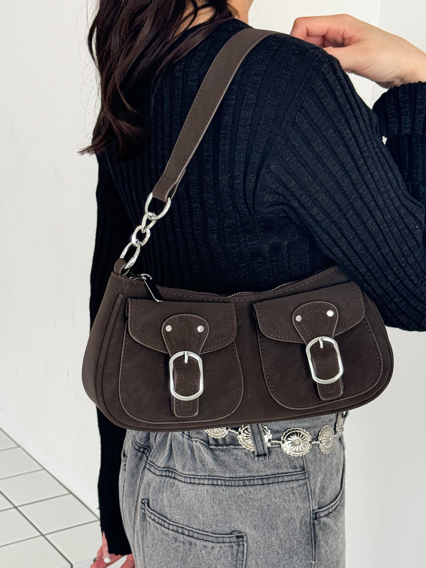 2WAYバックル合皮BAG
