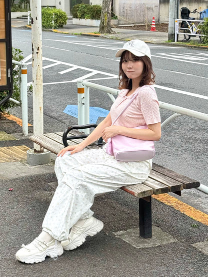 【Official限定価格】フリルリブニットポロ