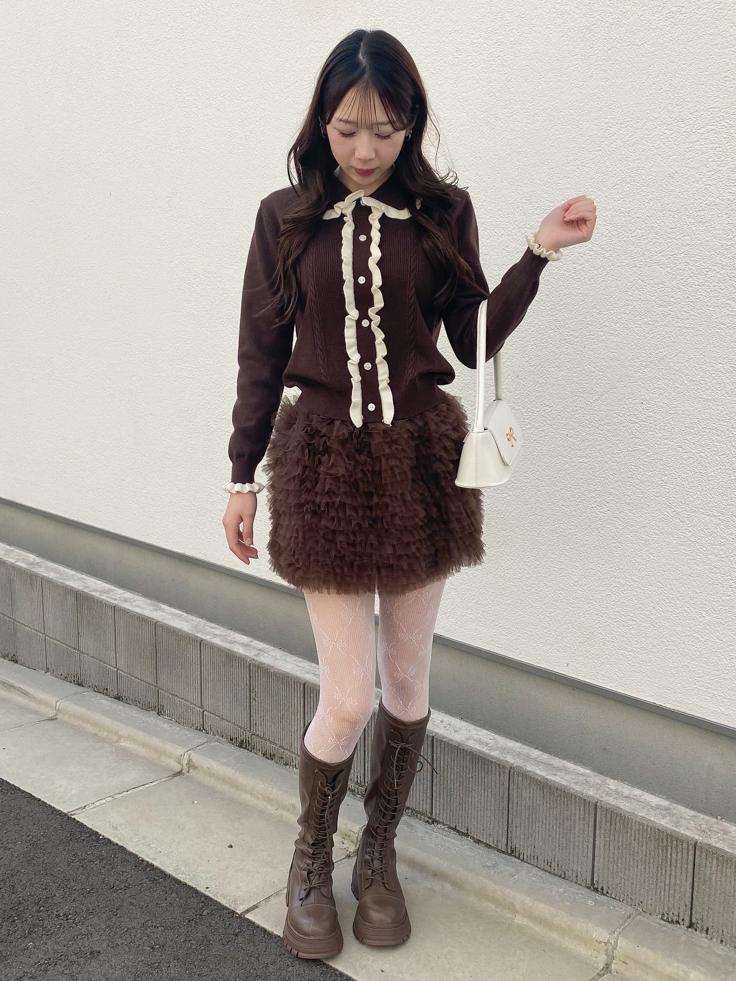 【Official限定価格】チュールミニスカート