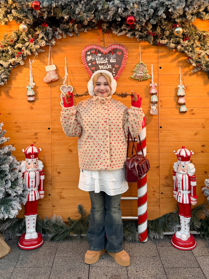 ハートドットボアブルゾン