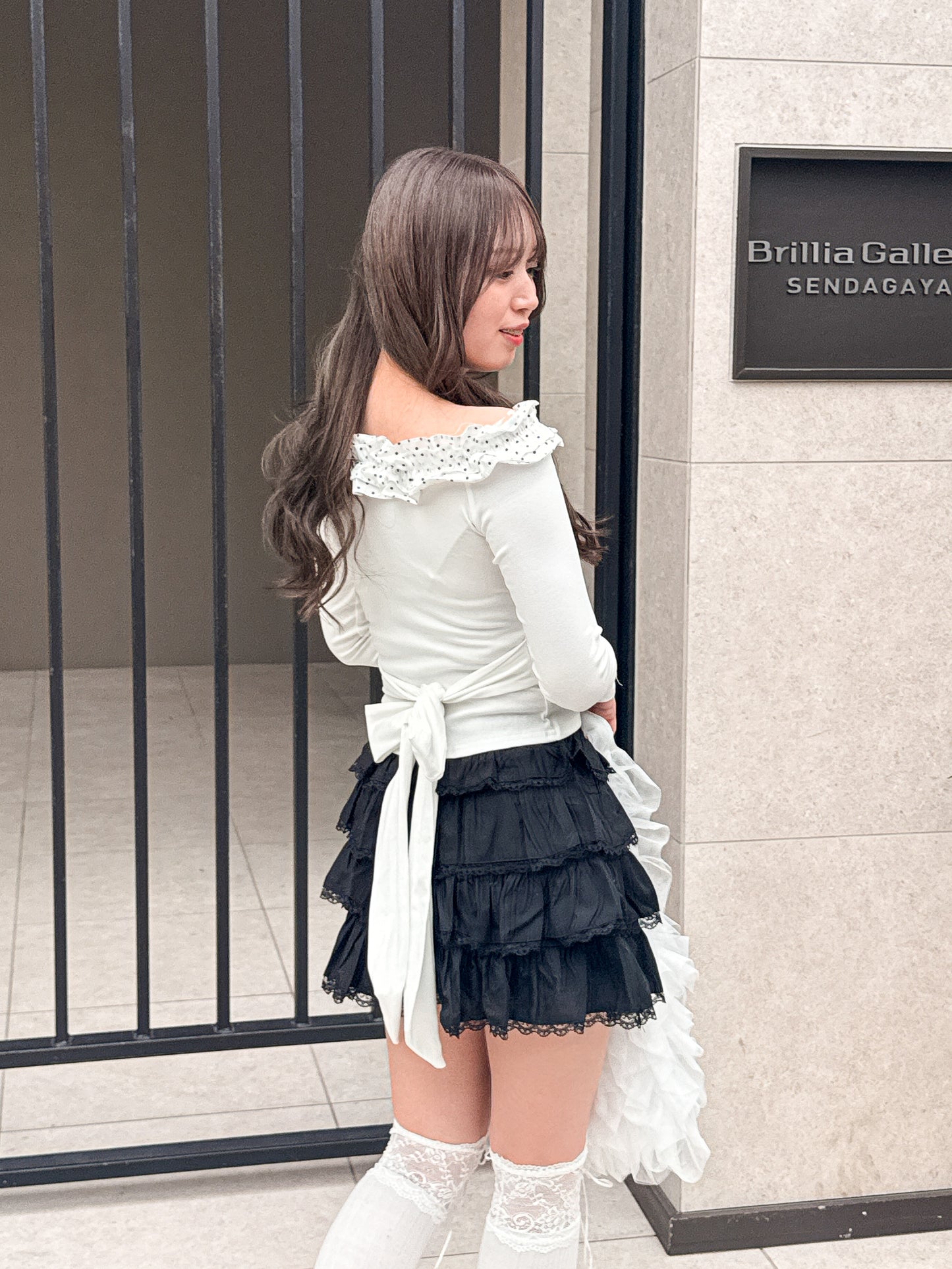 【Official限定価格】コットンティアードレーススカート
