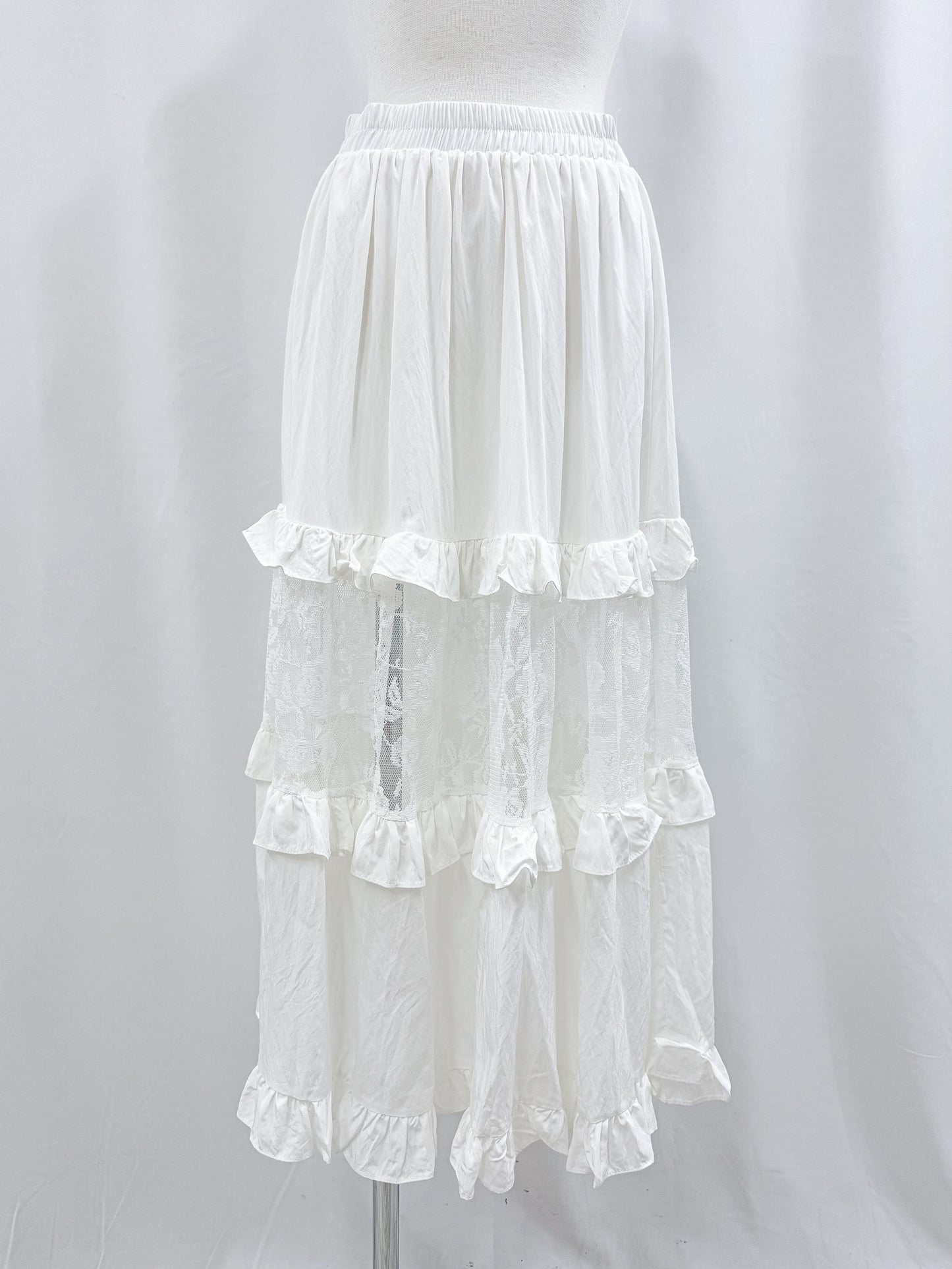 【Official限定】レースパッチワークスカート