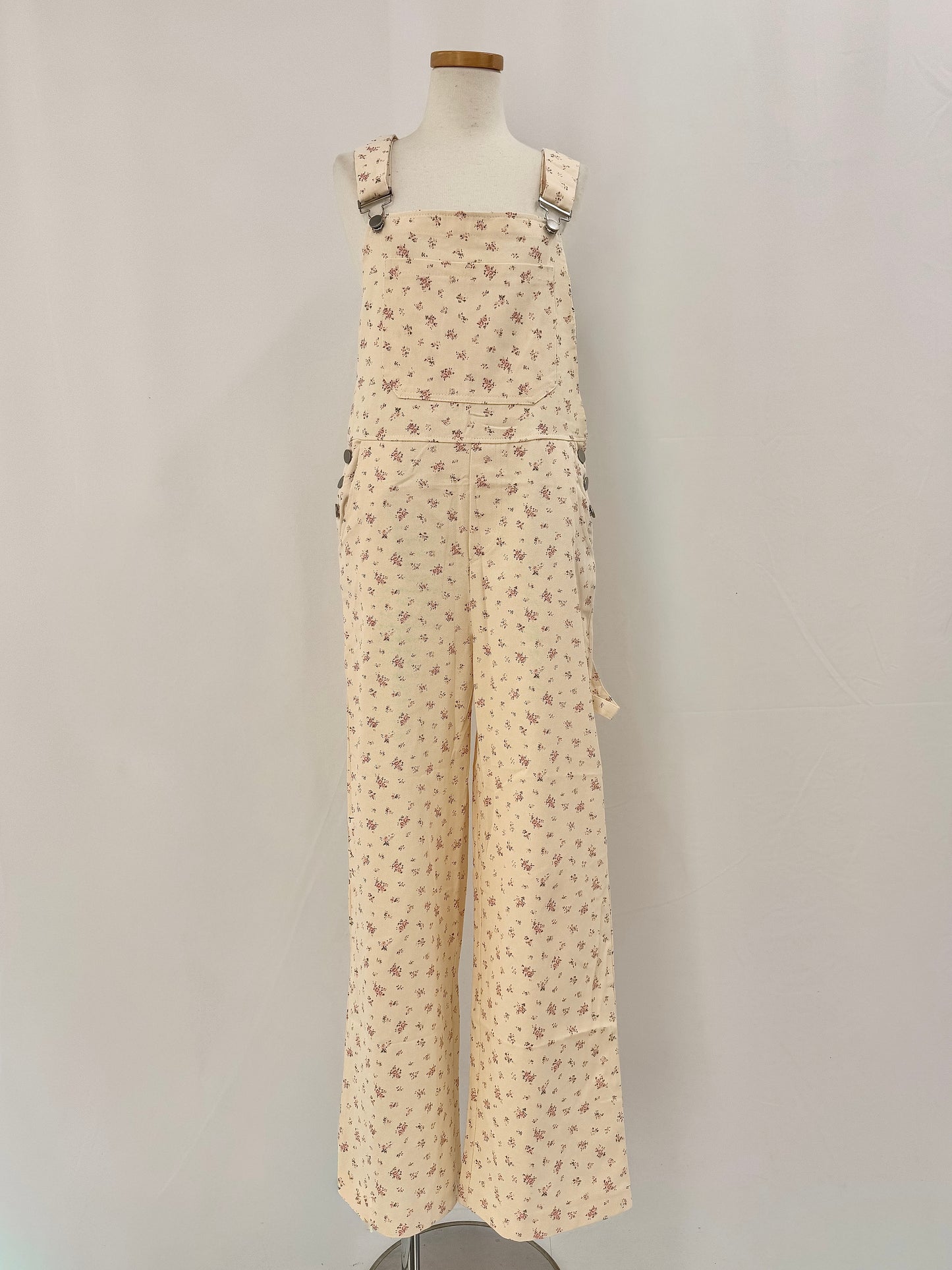 【Official限定】小花柄オーバーオール