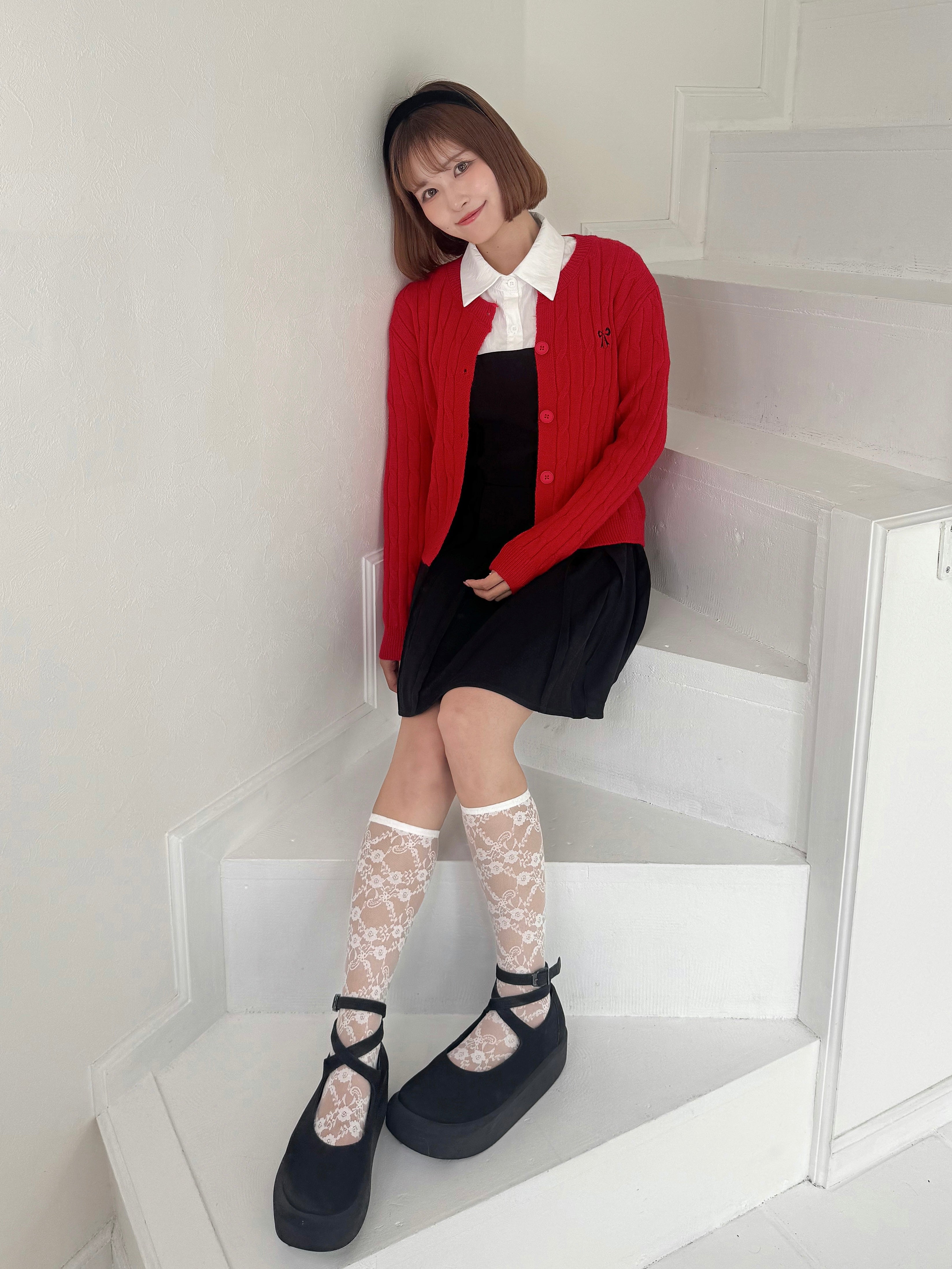 ☃️さん専用 10月19日 リボン有り Official限定価格】リボン刺繍ニットカーディガン – frunco