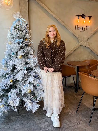 ハートドットボアブルゾン