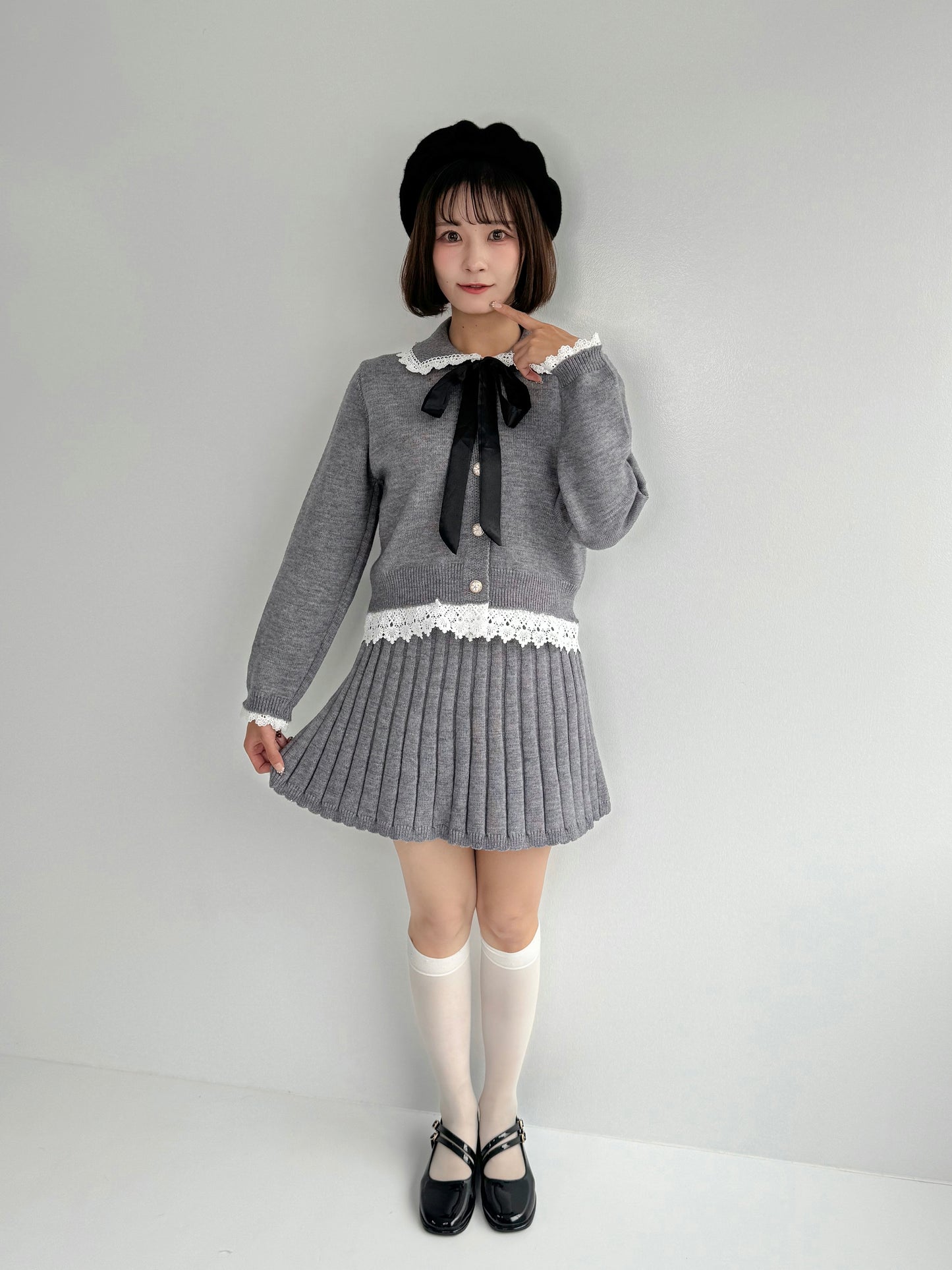 【Official限定価格】ガーリーニットセットアップ