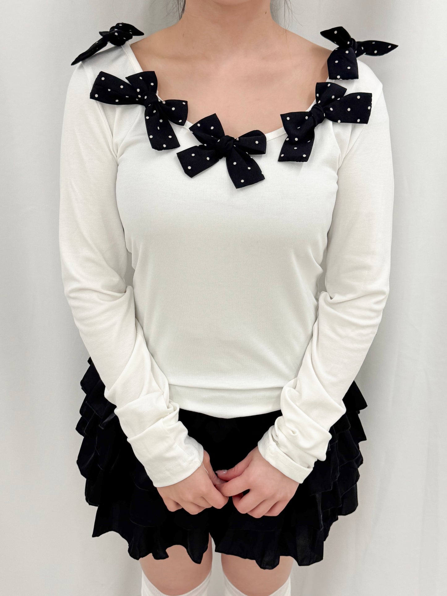 ドットリボンロンT