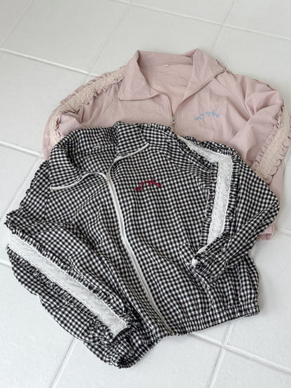 【Official限定価格】レースフリルブルゾン