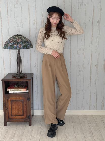 【Official限定価格】タックワイドパンツ